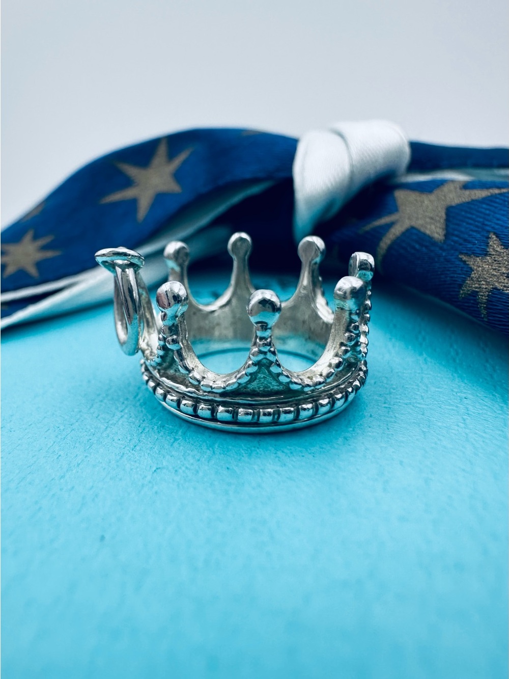 Tiffany & Co. Crown Charm for Bracelet or Necklace in Sterling Silver - Picture 4 of 7